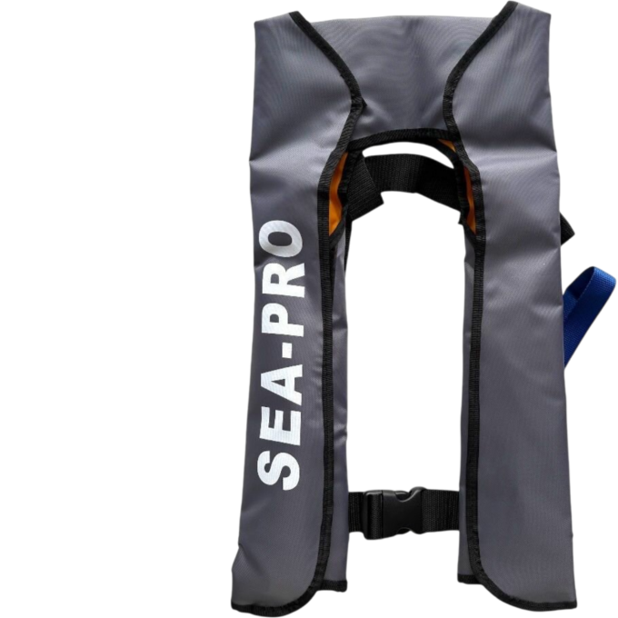 Автоматический спасательный жилет SEA-PRO АНЖТ серый AHJT CEPYII